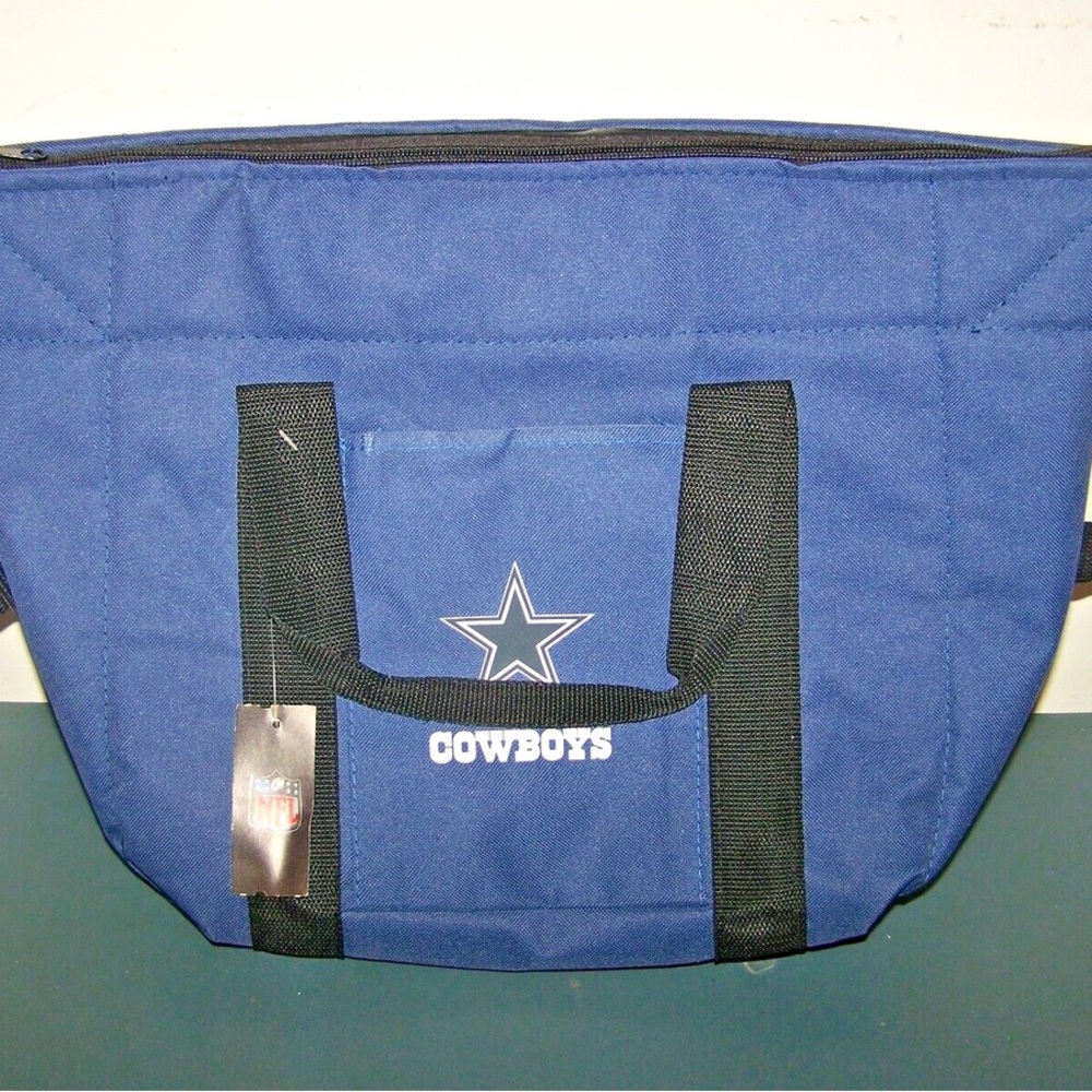 Dallas Cowboys Blue CANVAS INSULATED SOFT COOLER Bag